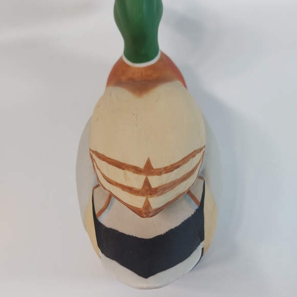 Schmid Duck Decoy Ceramic Music Box Mallard Moonlight Serenade Hand Painted 1982 - Picture 6 of 10